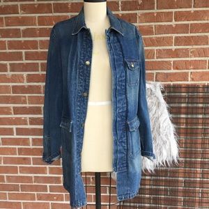 Ralph Lauren Denim Chore Coat Oversized Jacket